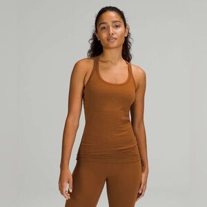 Lululemon Women’s Ebb to Street Shelf Bra Tank Top in Copper Size 10